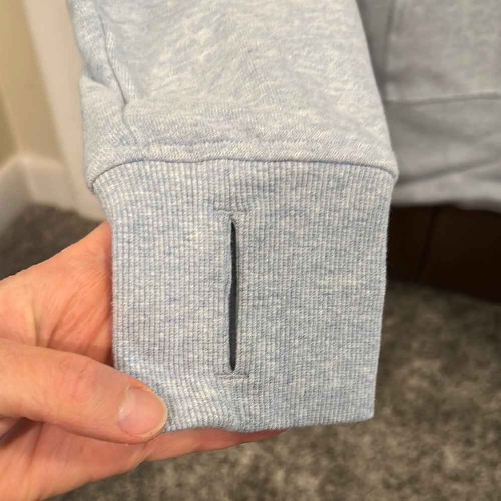 Lululemon Athletica Light Blue full zip scuba hoodie - Picture 6 of 11